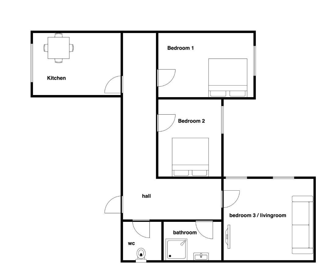 Lacplesa Downtown New 2-Bedroom Apartment Riga Extérieur photo